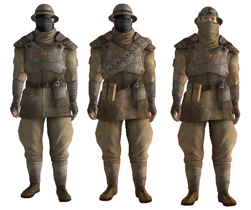 Image Fnv Trooper Outfits Ncr1png Fallout Wiki Fandom Powered By Wikia