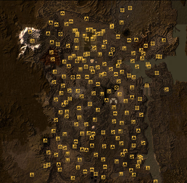 Fallout New Vegas Full Map