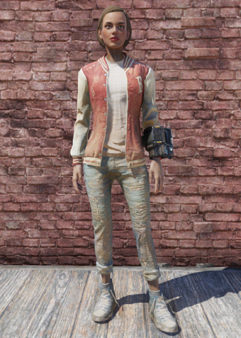 Letterman S Jacket And Jeans Fallout 76 Fallout Wiki Fandom