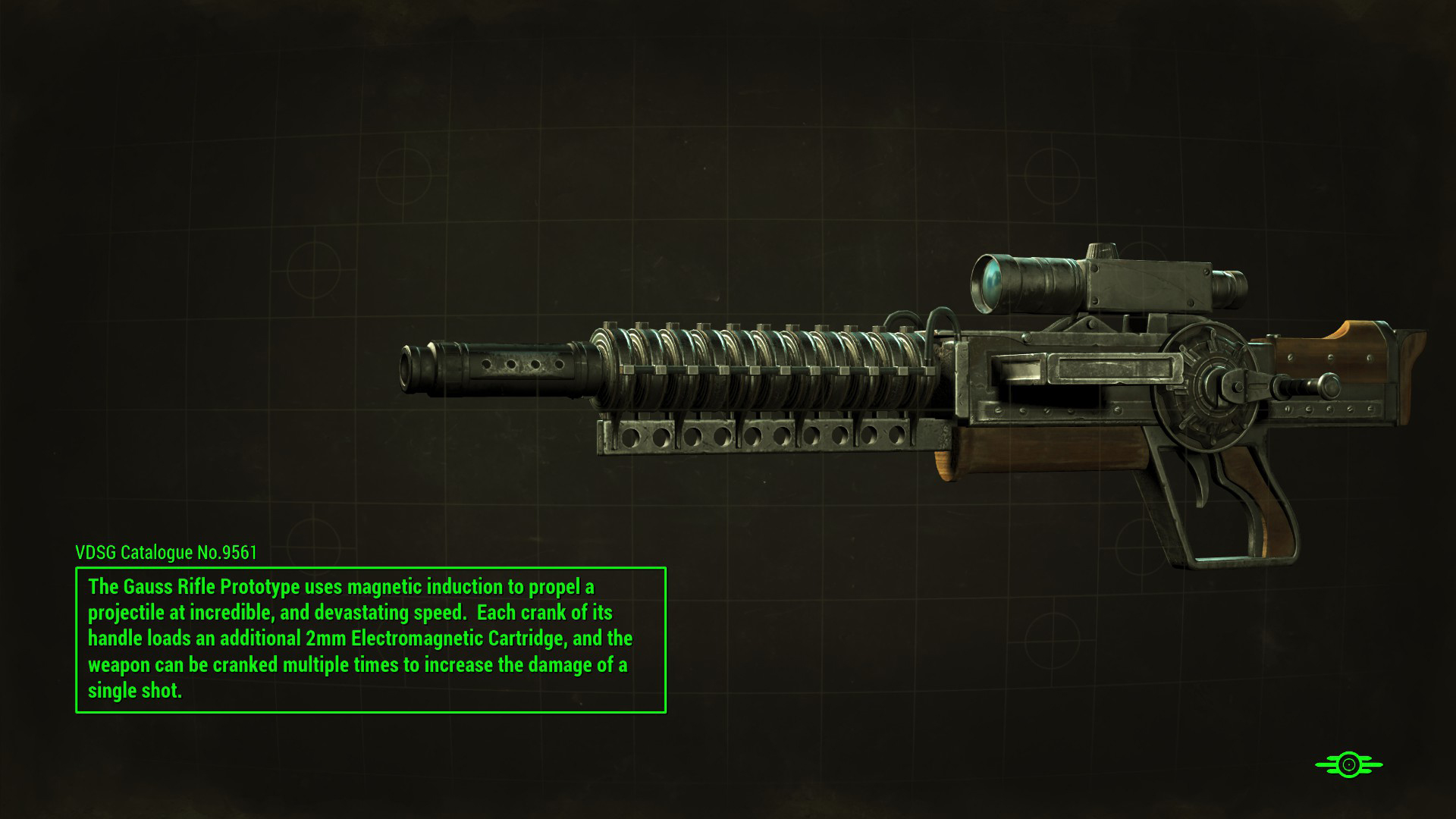Fallout 4 prototype gauss rifle фото 4