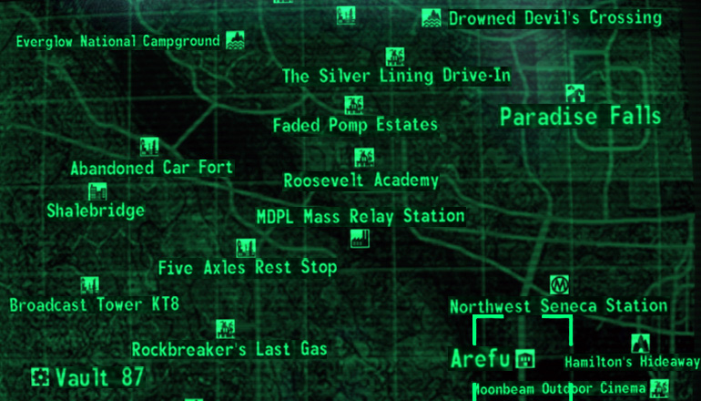 Fallout 3 World Map