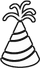 Icon party hat