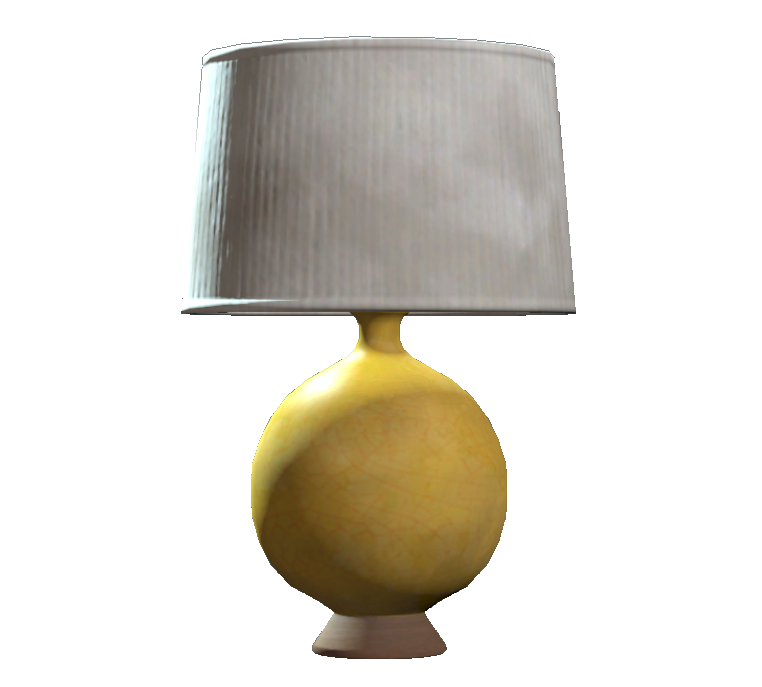 Yellow Table Lamp Fallout Wiki Fandom Powered By Wikia Yellow Table Lamp
