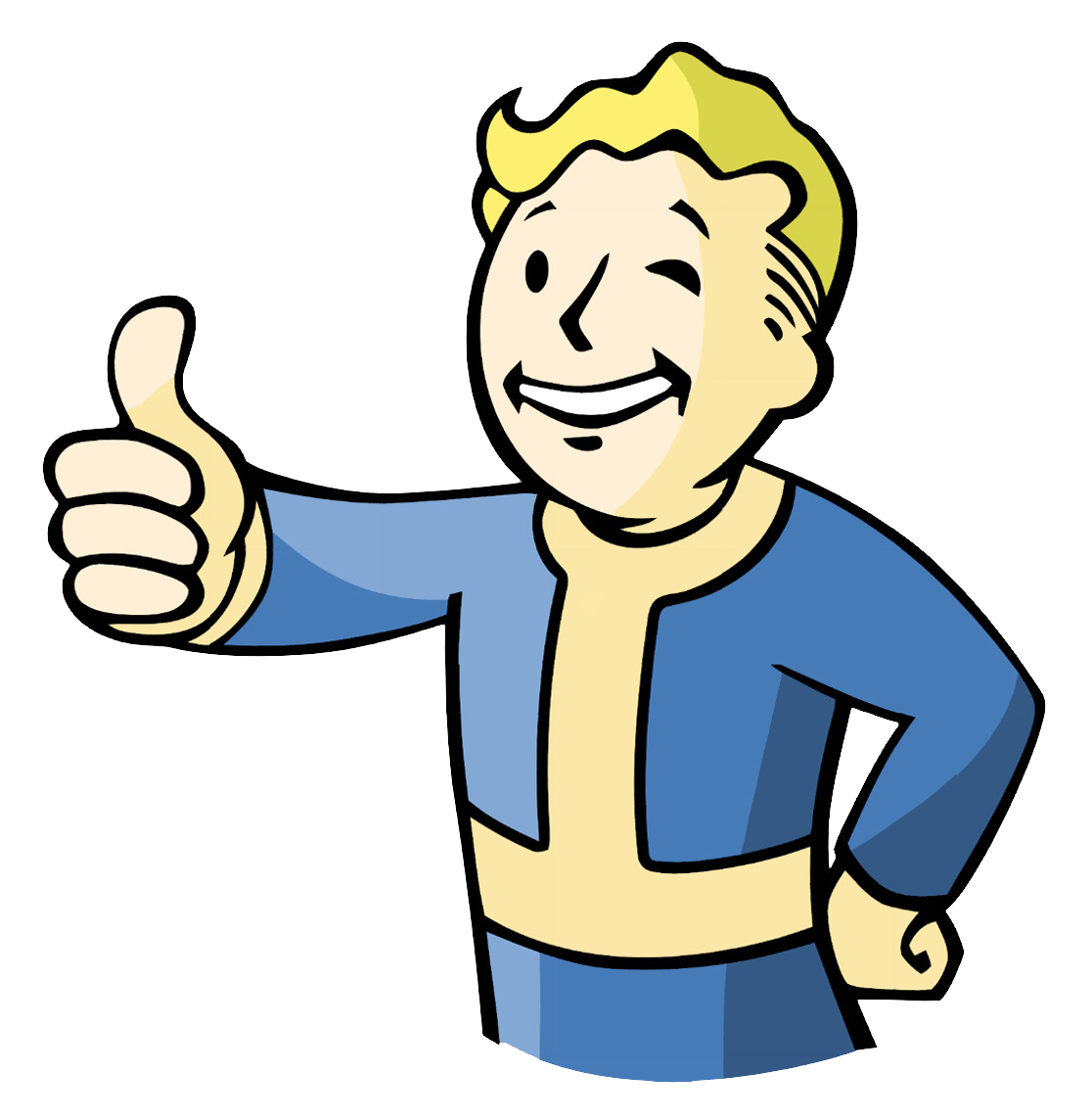 Pip Boy with thumbs up