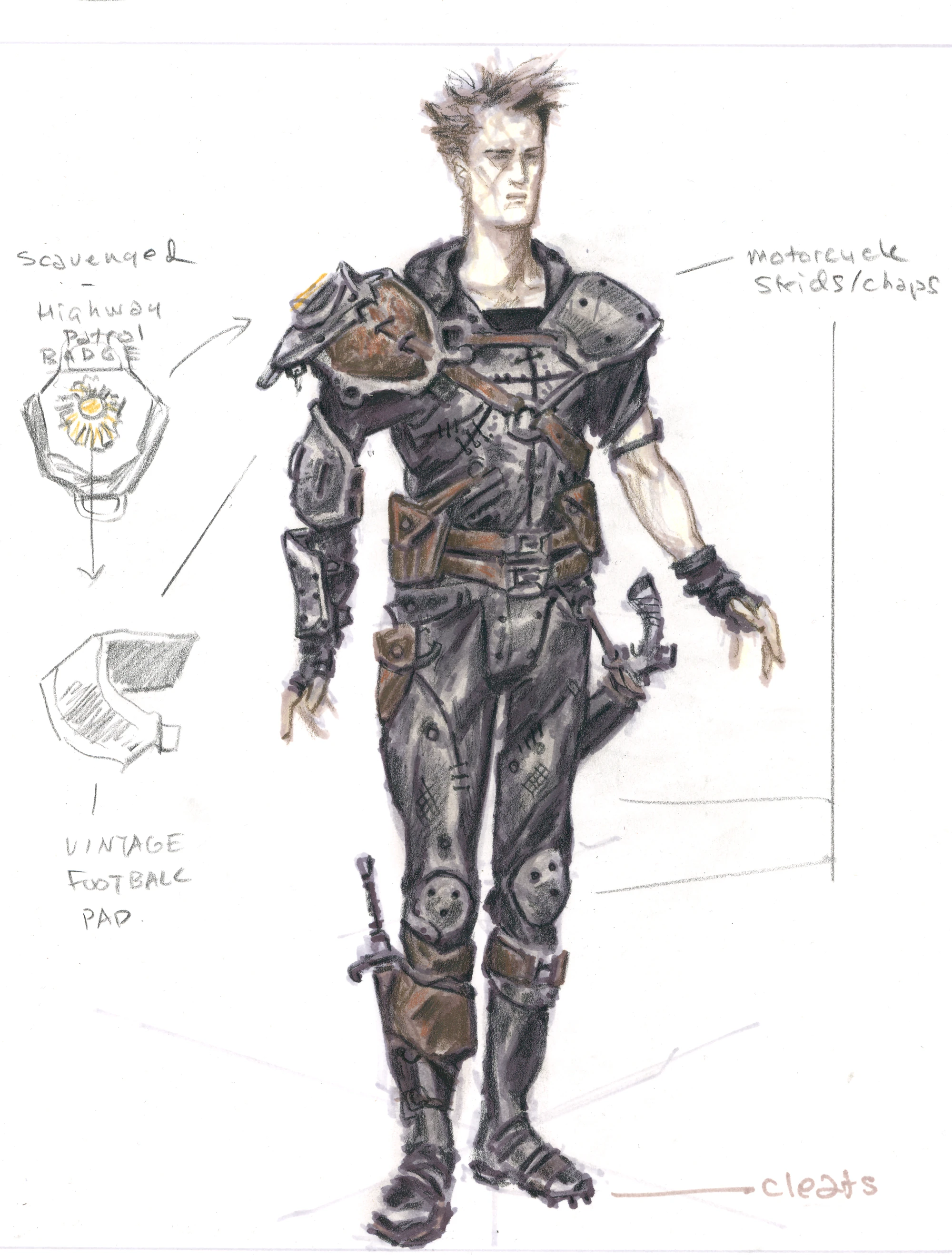 Image Leather armor CA1.jpg Fallout Wiki FANDOM powered by Wikia