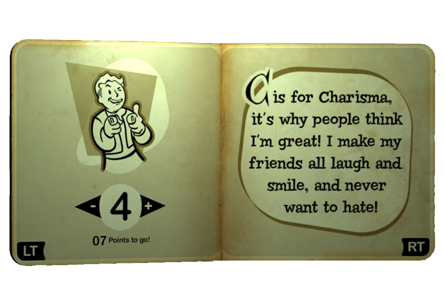 fallout shelter charisma or luck