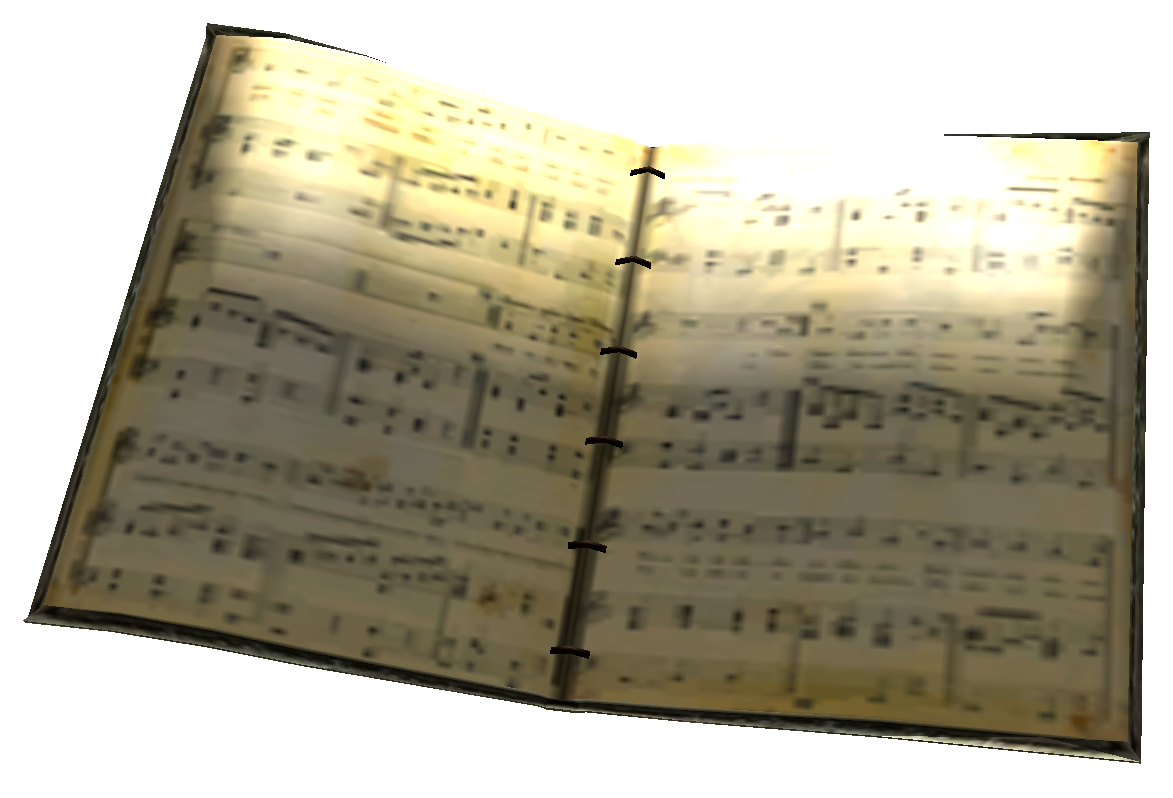 sheet music book fallout wiki fandom powered by wikia fallout sheet music