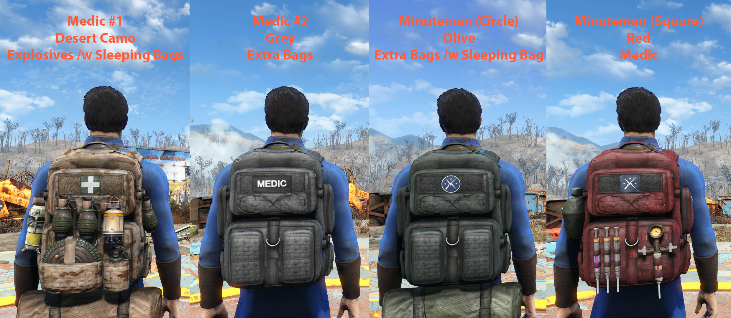 Backpack fallout 4 backpacks of the commonwealth фото 43