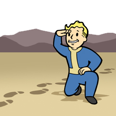 Fallout человечек 3d