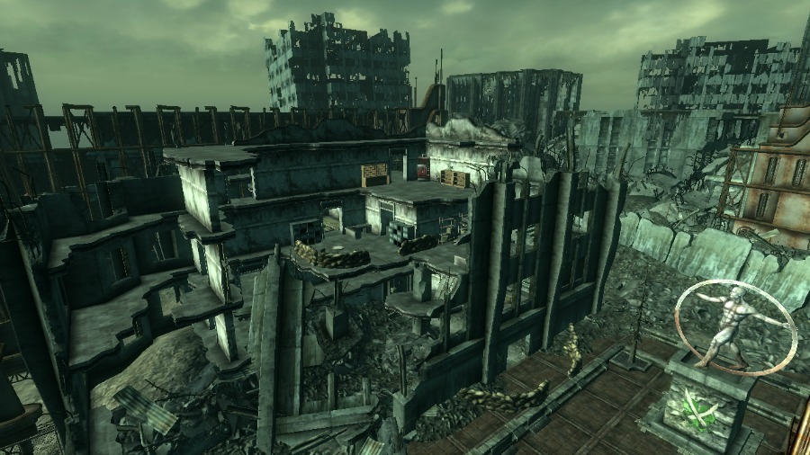 fallout 3 how to get to gnr building