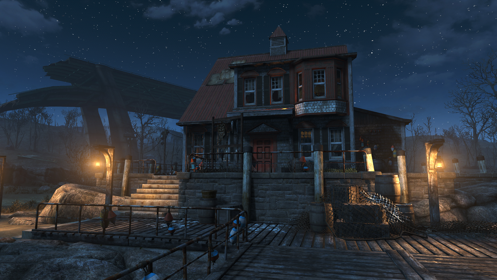 Fallout 4 добраться до резиденции накано но резиденция за картой фото 9
