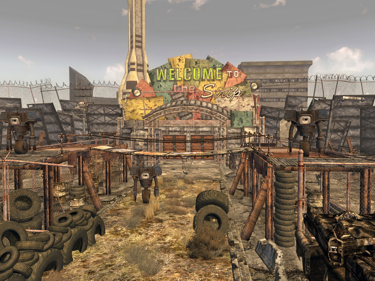 The Strip North Gate | Fallout Wiki | FANDOM powered by Wikia