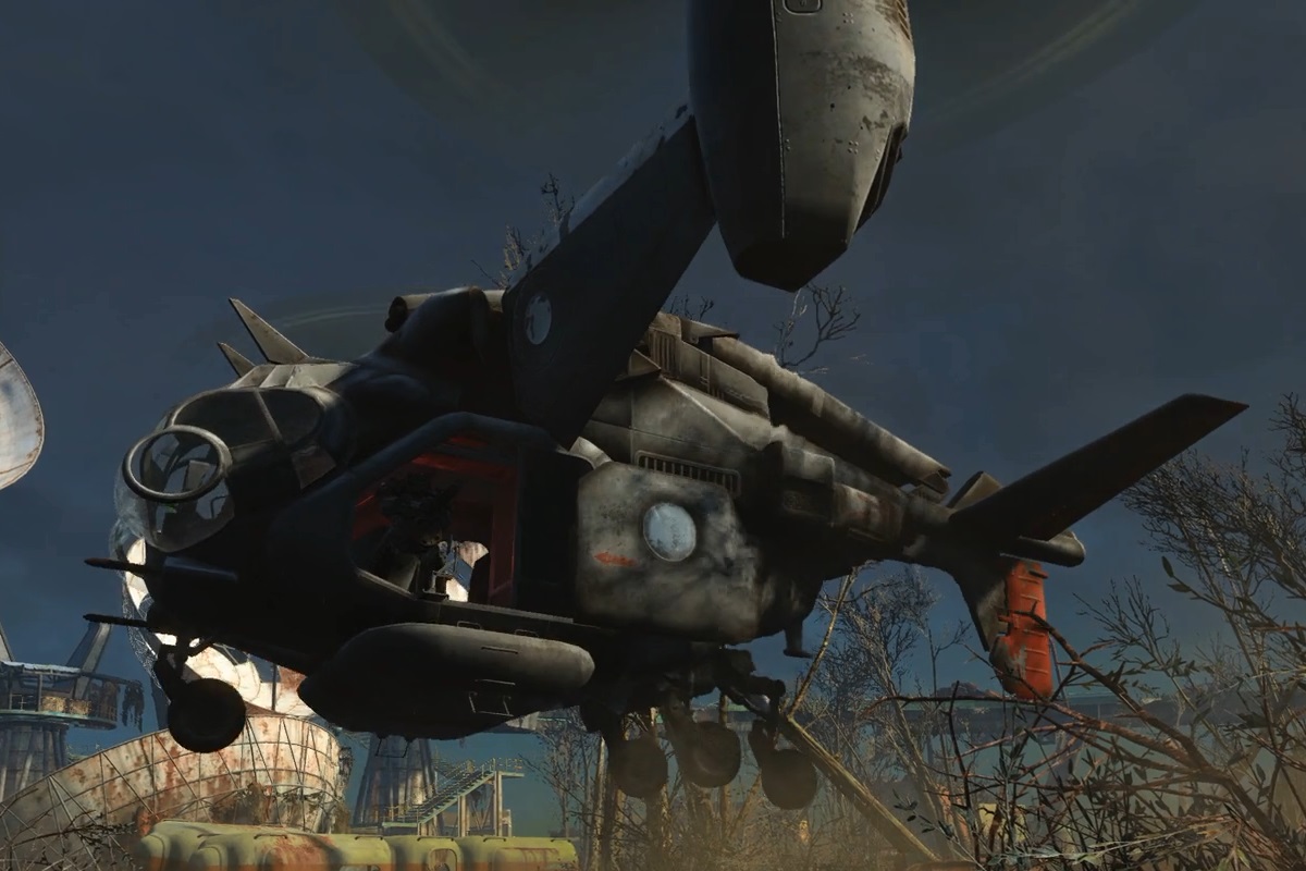 Image Vertibird FO4 trailer.jpg Fallout Wiki FANDOM powered by Wikia