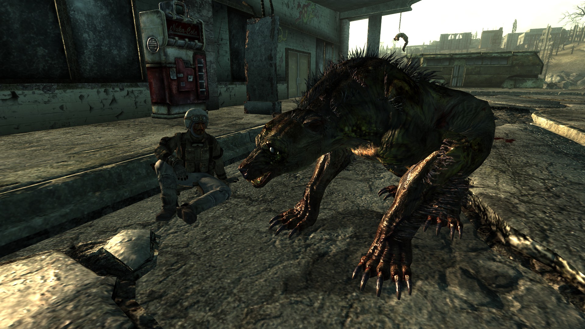 Bild Yao guai with scanvenger.jpg Fallout Wiki FANDOM powered by Wikia