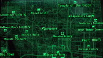 Fallout 3 Karte Mit Allen Orten - Foto Kolekcija