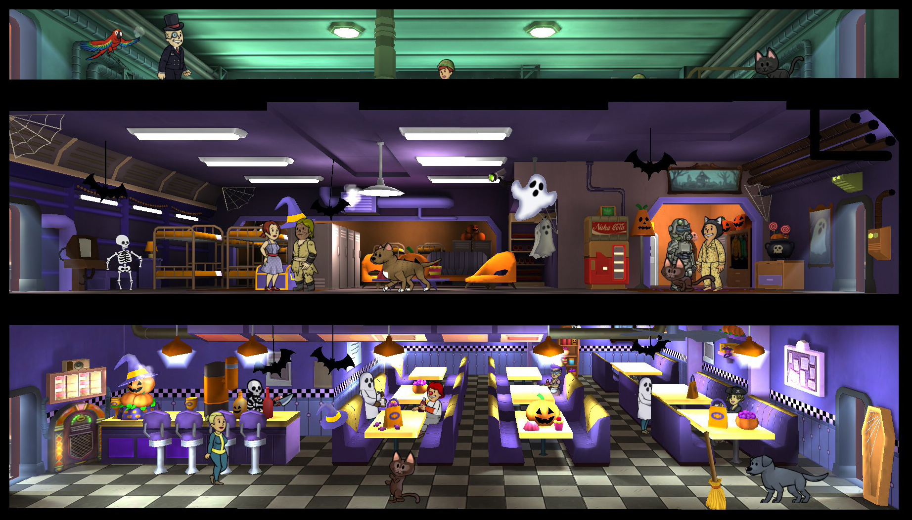 fallout shelter 18 update halloween roomjpg