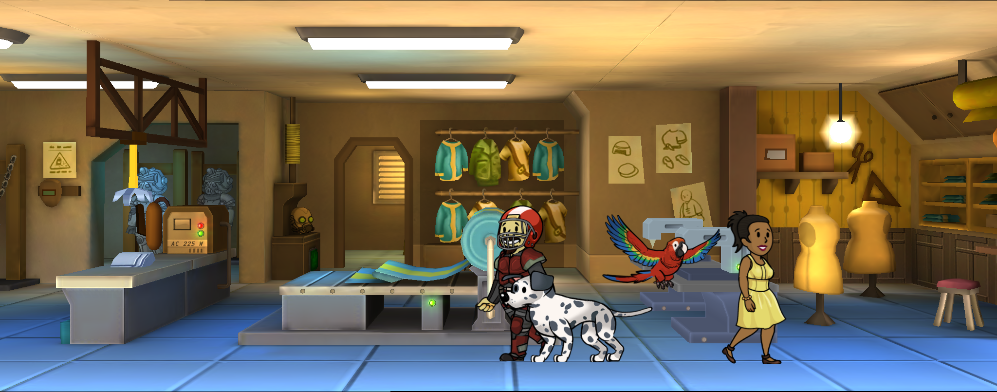 fallout shelter pets child specials