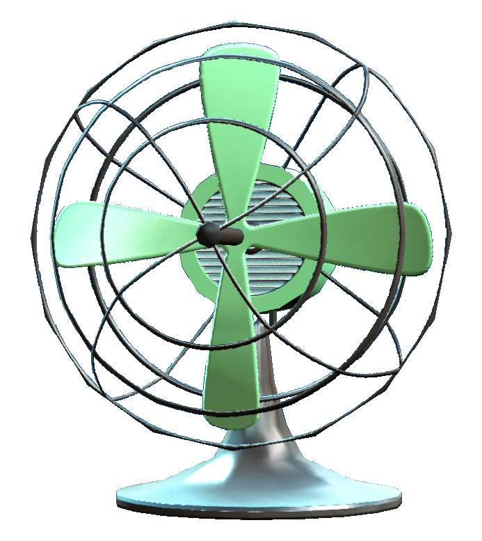 Desk Fan Fallout Wiki Fandom Ed By Wikia Base Id 0001f905 00192d5d Office Desk Fan