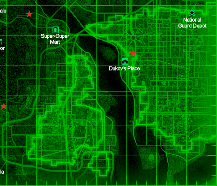 Карта пупсов fallout 3