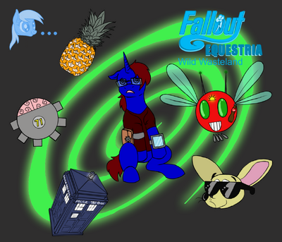 Fallout equestria wild wasteland cover by clickclackthebrony-d5i47xo