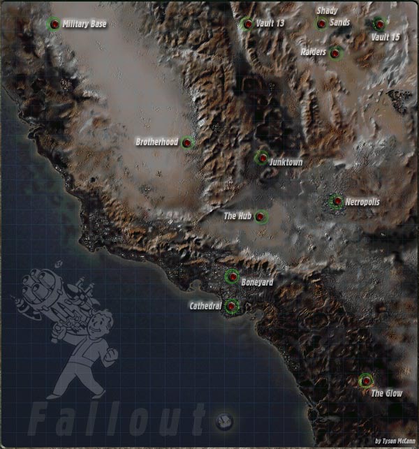 the sun origin wasteland map
