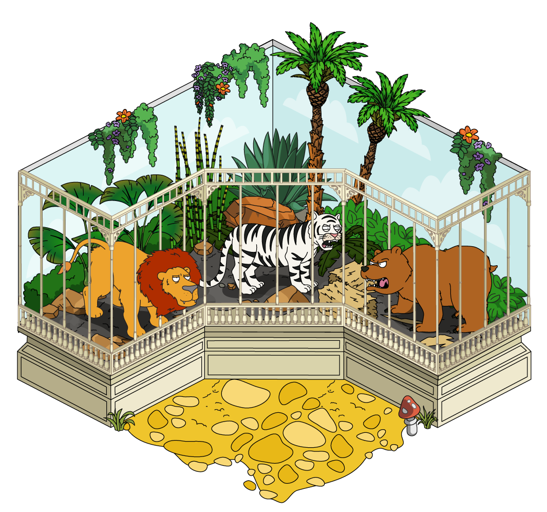 Lions, Tigers & Bears Petting Zoo | Family Guy: The Quest for Stuff Wiki | FANDOM powered by Wikia