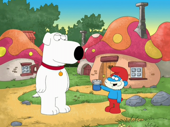 Family Guy Smurfs