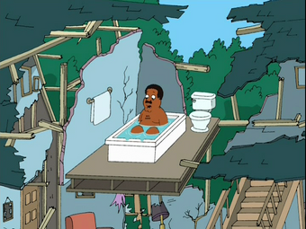 Cleveland S Bathtub Gag Family Guy Wiki Fandom