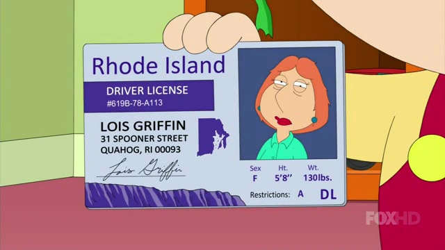 Family Guy Rhode Island Jokes
