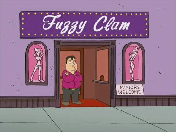 fuzzy clam family guy