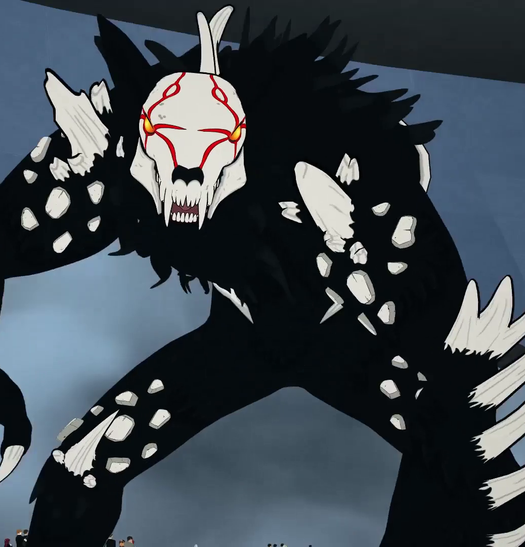 rwby alpha beowolf statue