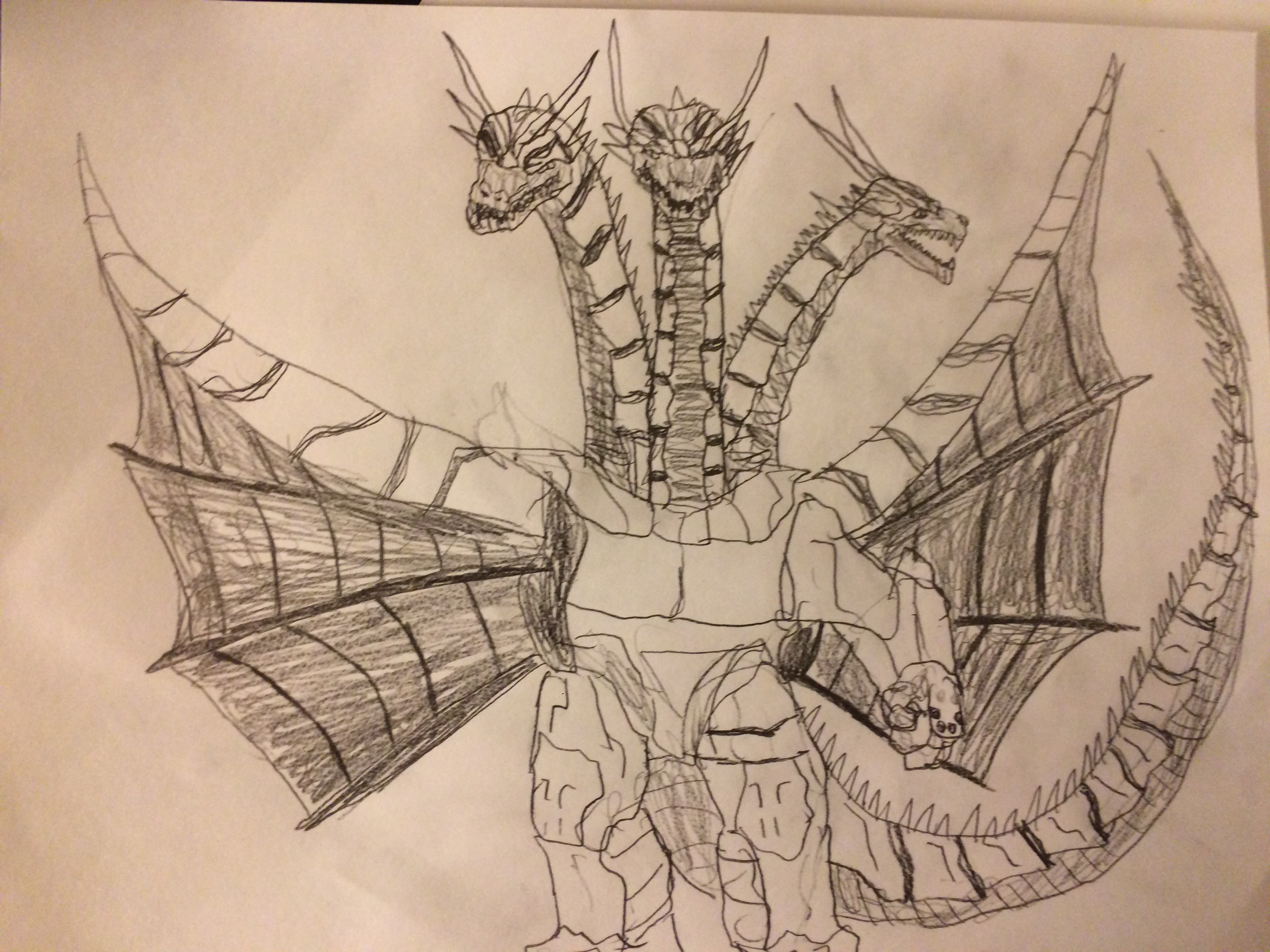 Thanos Ghidorah Fan Made Kaiju Wikia Fandom - kaiju arms roblox