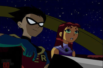 Robin Dating Starfire