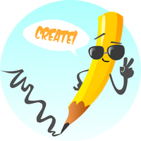 Pencil-mascot