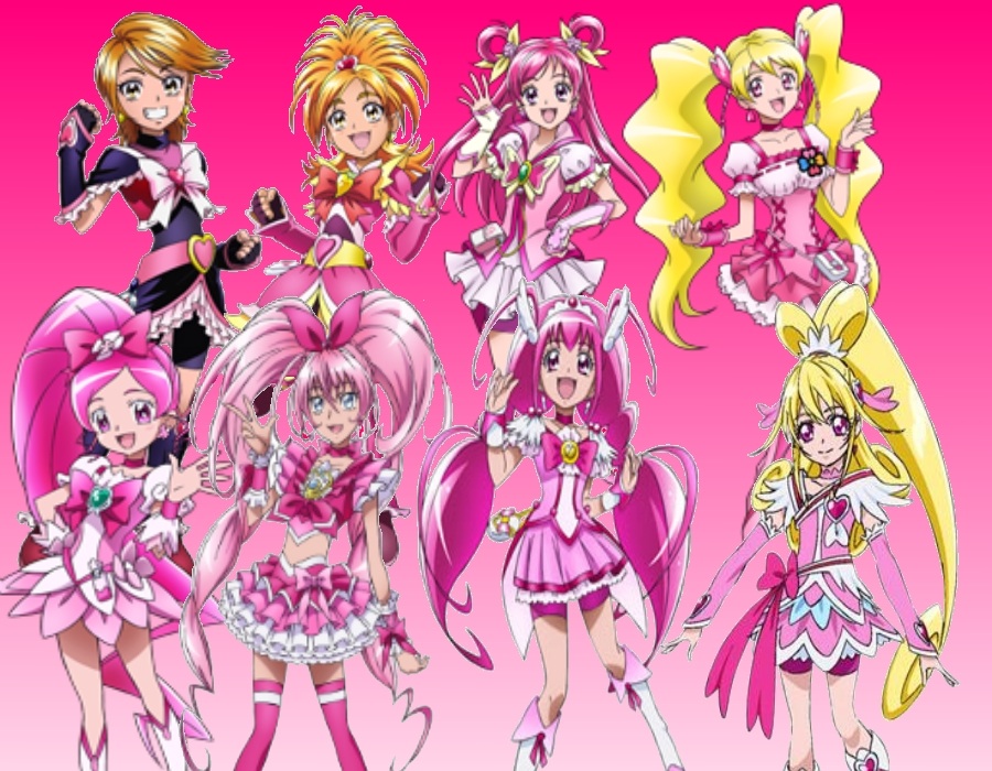 Image All The Pink Cures Fandom Of Pretty Cure Wiki Fandom Powered By Wikia 1410