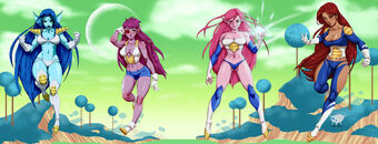 Frieza S Ginyu Girls Dragon Ball Dragon Ball Z Dragon Ball Z