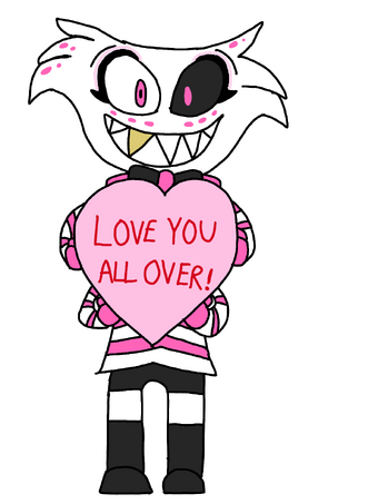 Valentine Greeter Angel Dust From Hazbin Hotel Fanmade Gemmys Wiki Fandom - angel dust hazbin hotel roblox