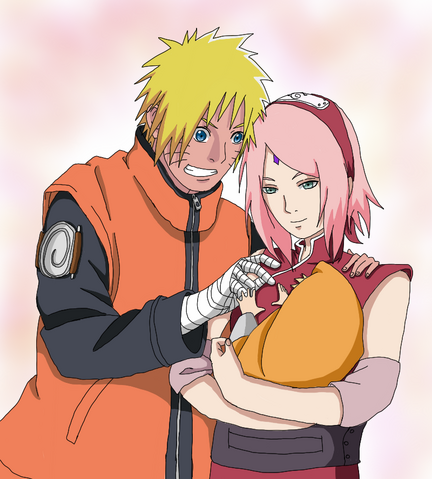 File:Narusaku family with baby shinachiku by aquariusdarkheart-d8lw2u2.png