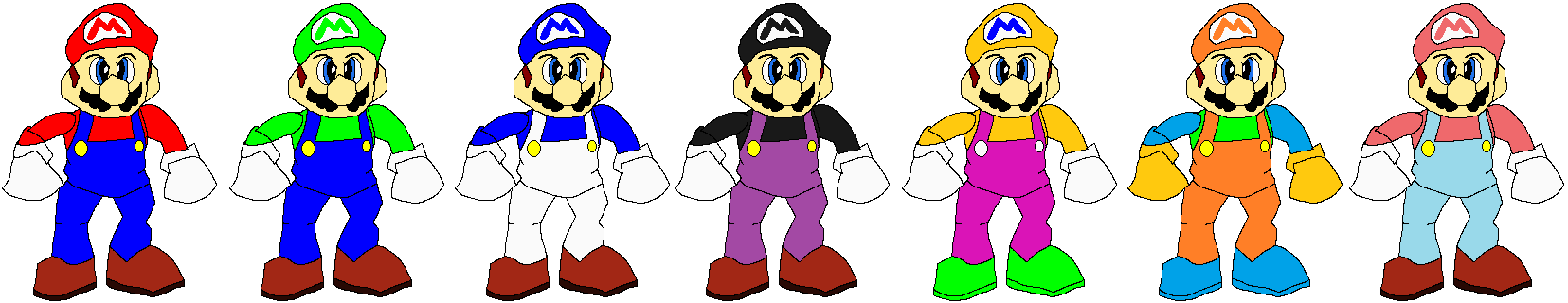 Image - SM64 Mario Palette Swap.png | Fanon Smash Bros. Wiki | FANDOM ...