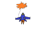 F-18 shoots down an enemy