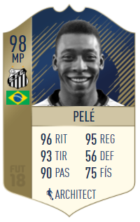 Pelé Card (Icon 98 MP)  Fútbol Fanon Wiki  FANDOM 