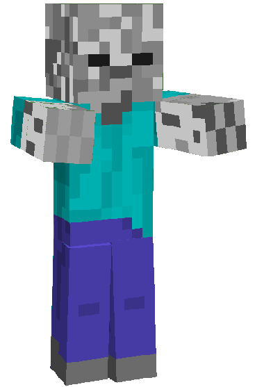 Zombie Gris  Wiki FanonMinecraft  FANDOM powered by Wikia