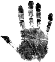 Hand print 3 small