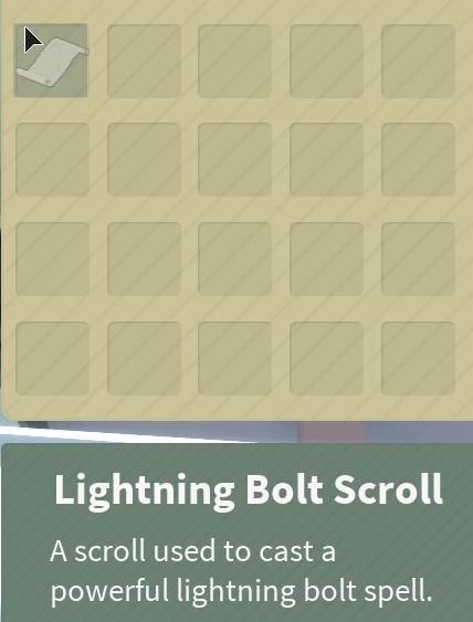 scroll of lightning bolt 5e