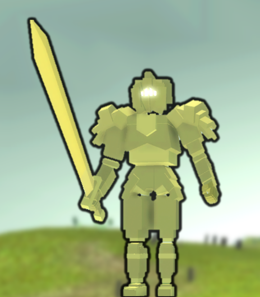 Ancient Golden Knight Fantastic Frontier Roblox Wiki Fandom - gold man roblox