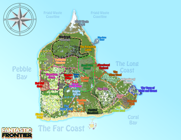 Map of Fantastic Frontier | Fantastic Frontier -Roblox Wiki | FANDOM ...