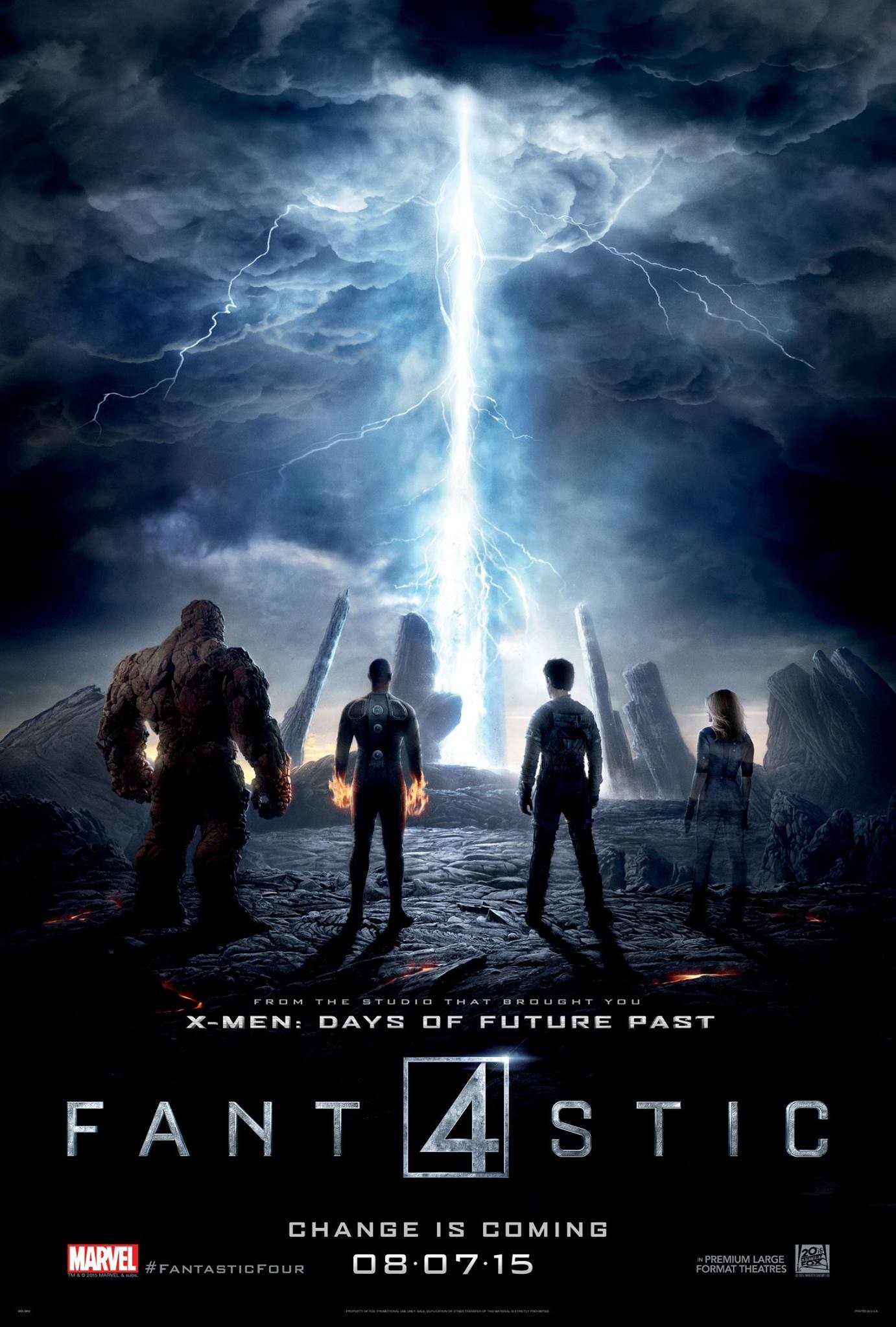 image fantastic four 2015 film poster 001 jpg fantastic four premium large format theaters