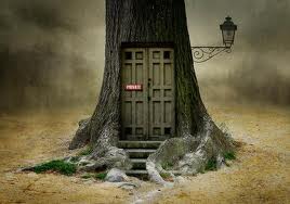 Fantasy tree door art