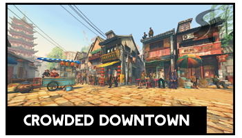 Crowded Downtown