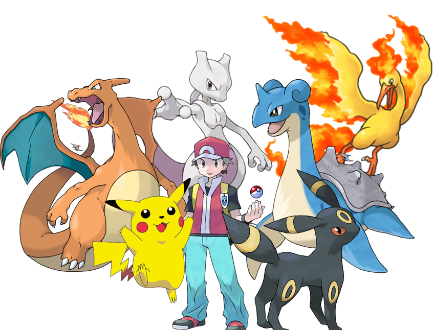 image pokemon firered end team png fantendo nintendo staff christmas party games